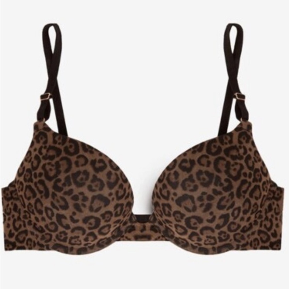 Smart & Sexy Brown Leopard Print Bra